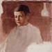 Half-Length Portrait of Lucien Pissarro